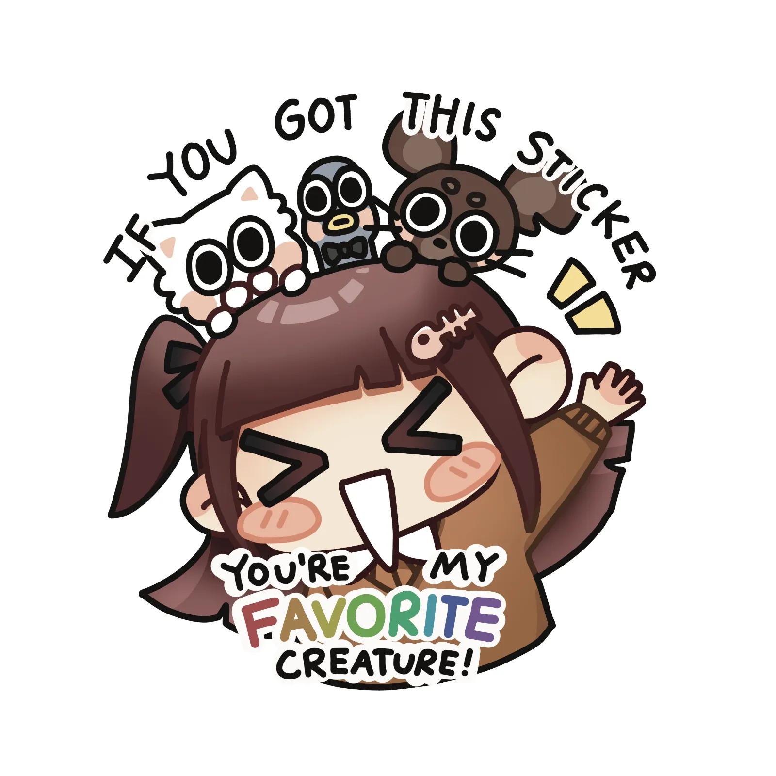 sticker yuki favcreature
