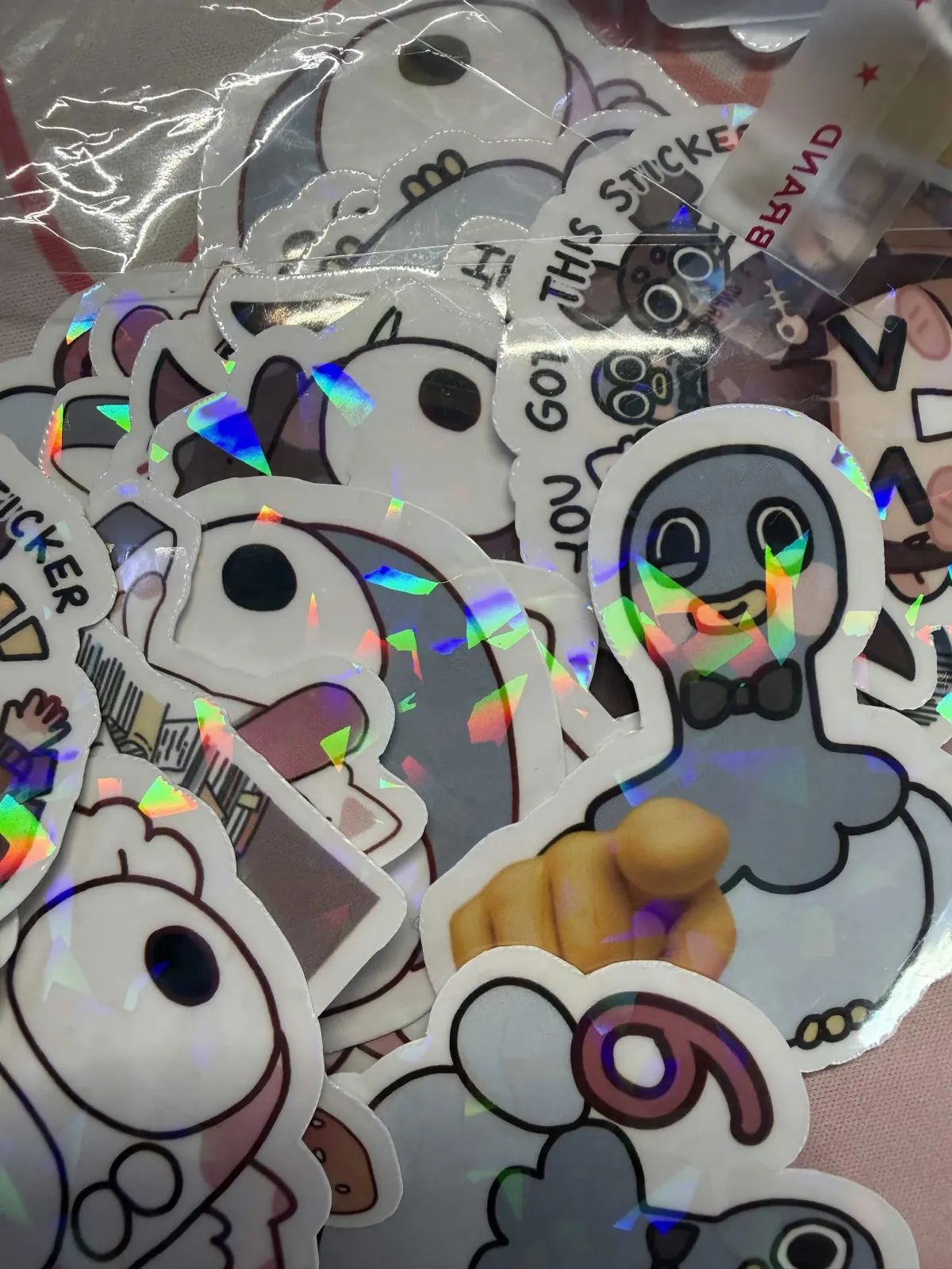 mystery sticker bag